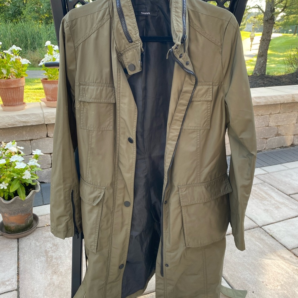 Women’s Olive Green Rain Jacket